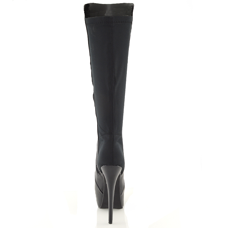 knee high boots platform heel